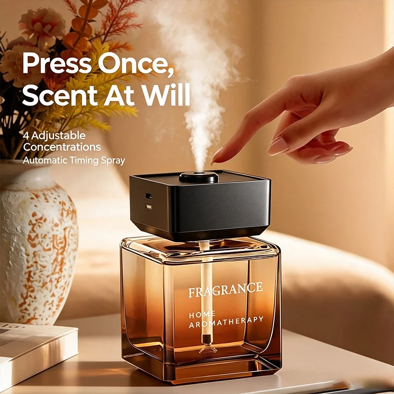 Home Fragrance And Diffuser - ホームフレグランススプレー ホテルグレード 自動芳香スプレー 長時間持続 消臭剤 寝室