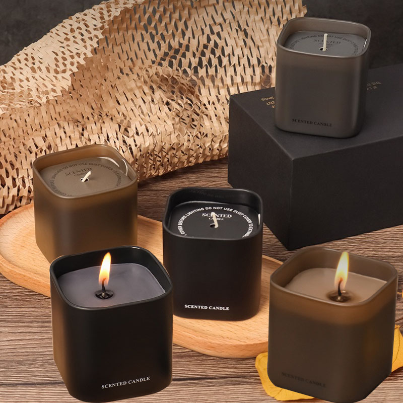 Home Fragrance Set Gift - 3個入り植物の香りのキャンドルギフトボックスセット、学習、仕事、瞑想、理学療法、アロマセラピーギフトボックス