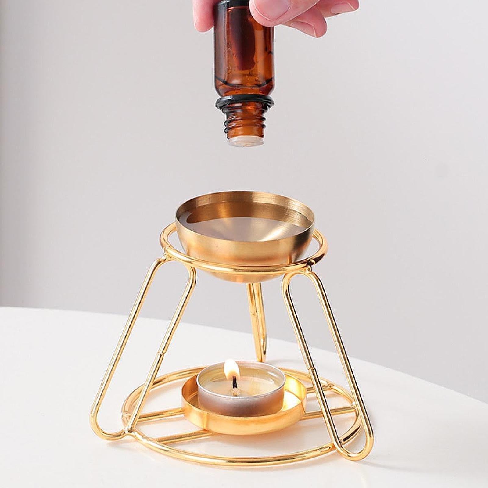 Home Fragrance Oil Burner - エッセンシャルオイルバーナー、アロマディフューザーバーナー、フレグランスウォーマー、装飾品、多用途ワックスメルトディフューザー、寝室、スパ、家庭用