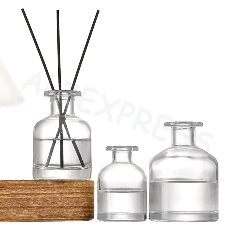 Home Fragrance Potpourri - リードディフューザーエッセンシャルオイルボトルオイルディフューザースティック1個50mlホームフレグランスディフューザーボトルパーティーギフトガラス容器