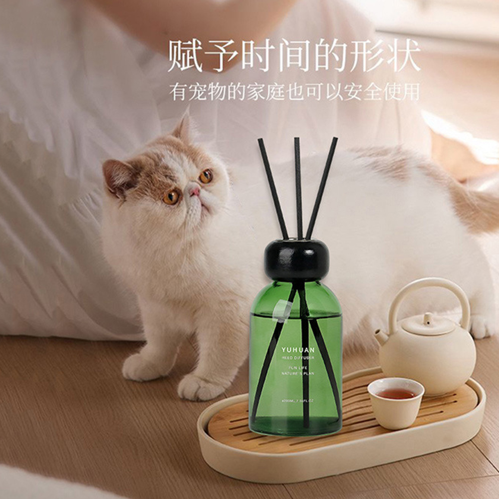Home Fragrance Set Gift - ホットセール 200ml 火を使わないアロマセラピーエッセンシャルオイルセット リードディフューザー ホームフレグランス 室内装飾
