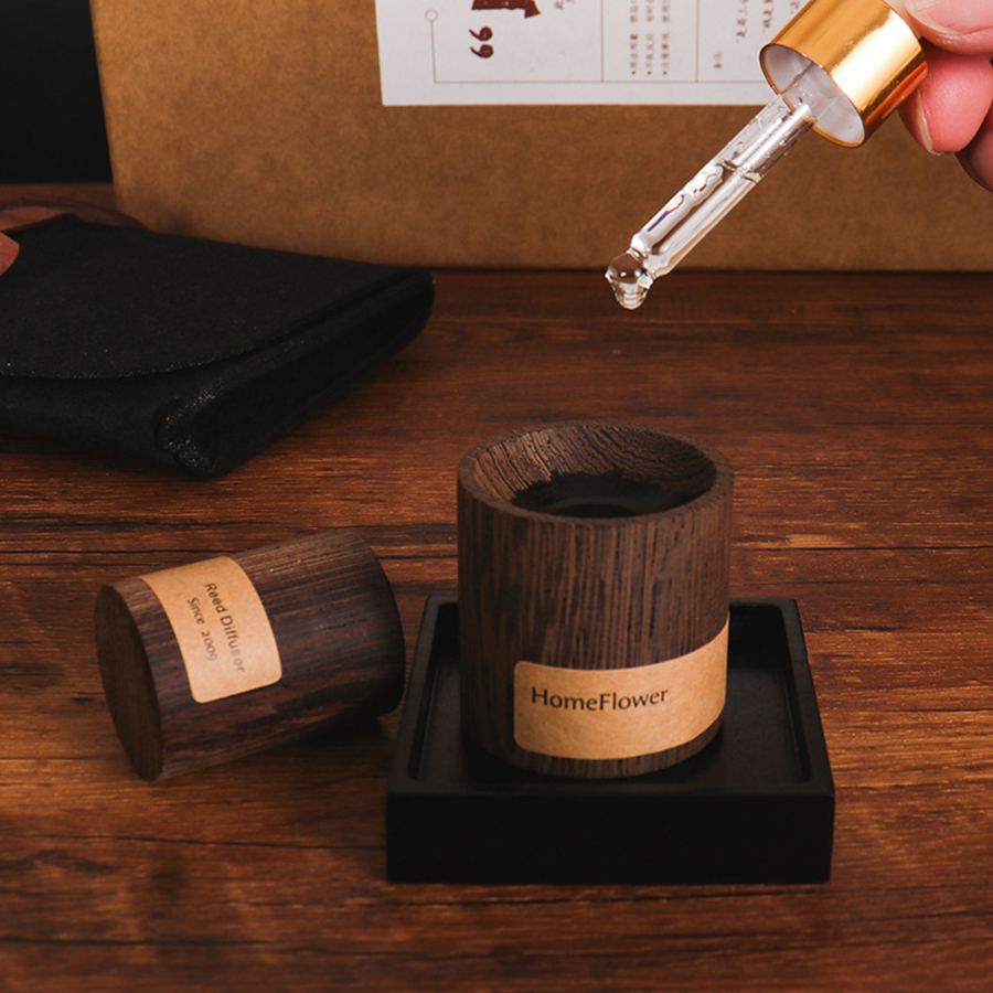 Home Fragrance And Diffuser - ブラックウォールナットエッセンシャルオイルディフューザー、室内フレグランス、ストレス解消、フレッシュエア、ホームフレグランス、睡眠を助ける、爽やかな睡眠を促す