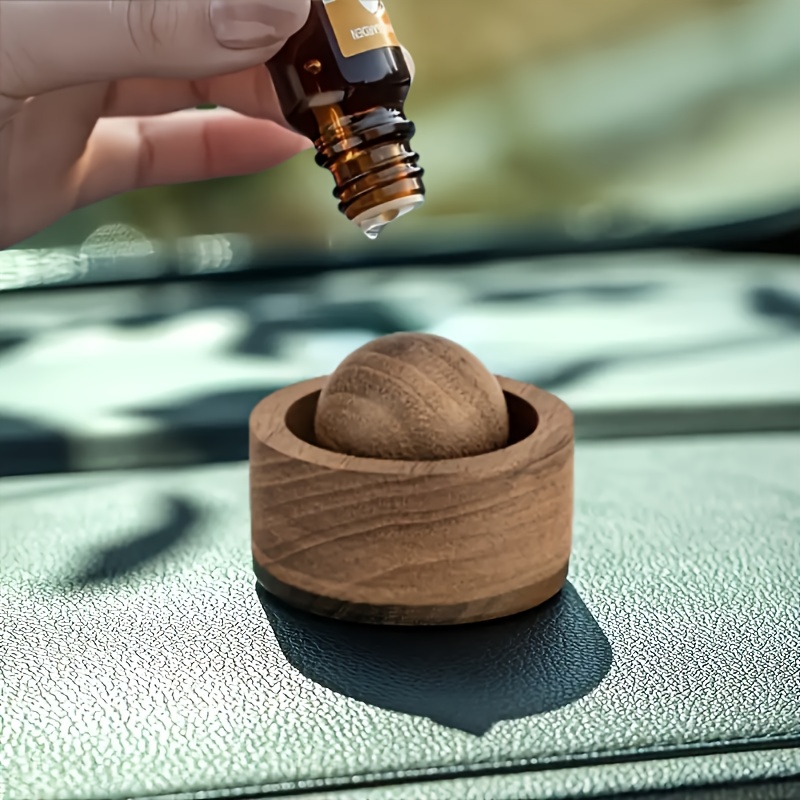 Home Fragrance Potpourri - 車＆家庭用エッセンシャルオイルディフューザー - 木製ミニキュートナチュラルフレグランスディフューザー、寝室、リビングルーム、バスルームに最適