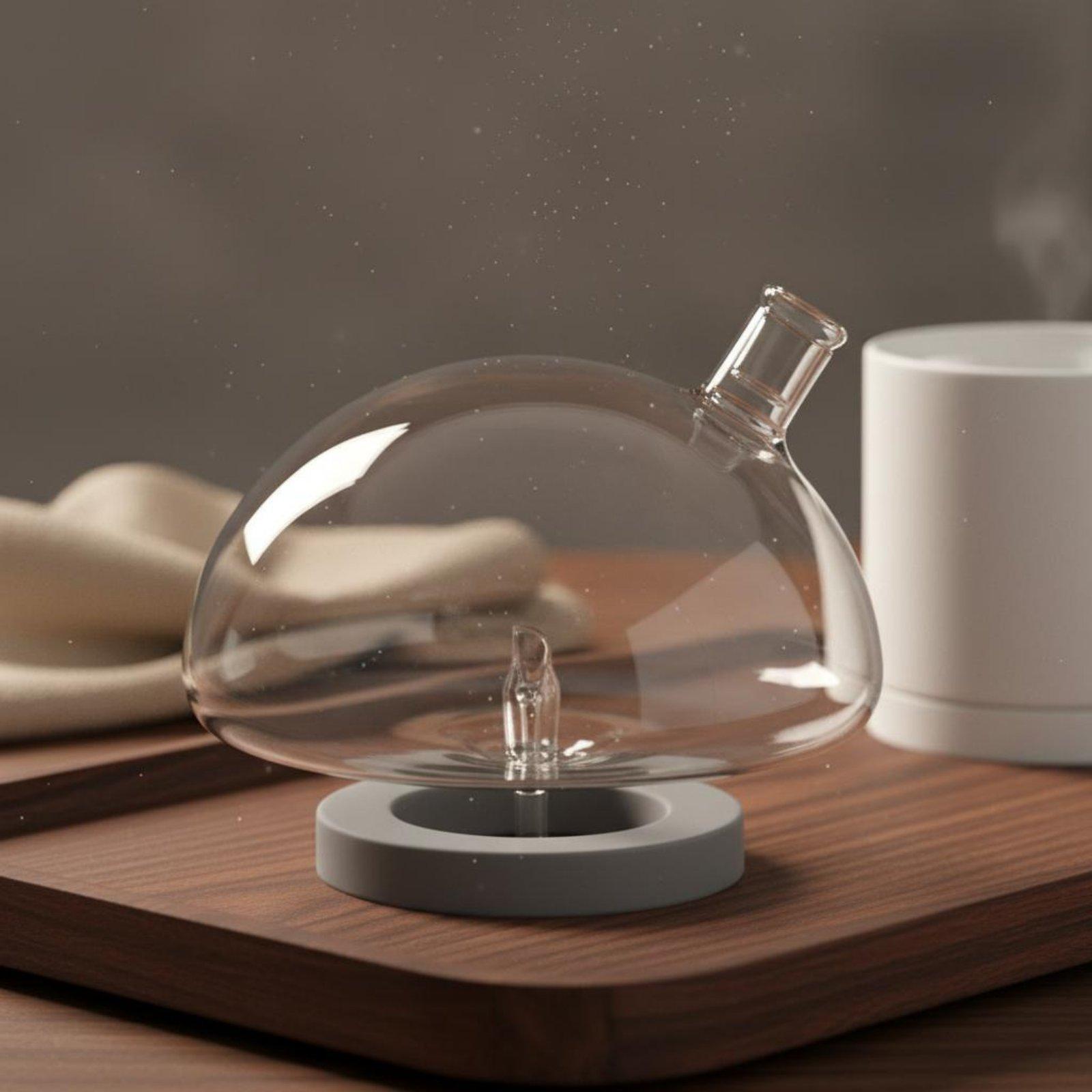Home Fragrance And Diffuser - ディフューザーボトル ユニバーサルフィット ガラス交換用 ウォーターレスフレグランスディフューザー ホーム香り付きエッセンス ネブライザー