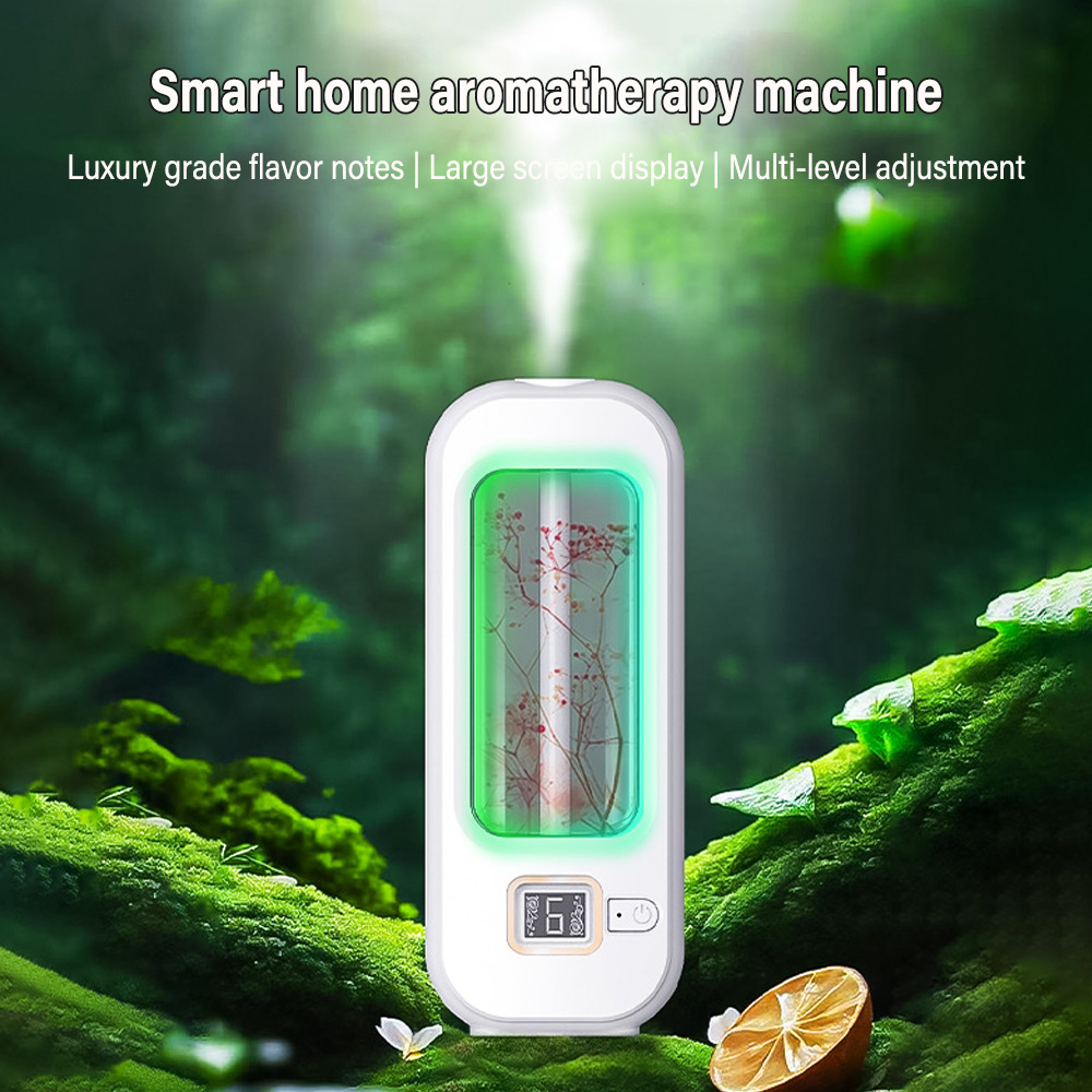 Home Fragrance Potpourri - アロマセラピーマシン自動ホームフレグランスマシンエッセンシャルオイルディフューザーネブライザーキッチンとトイレの消臭用