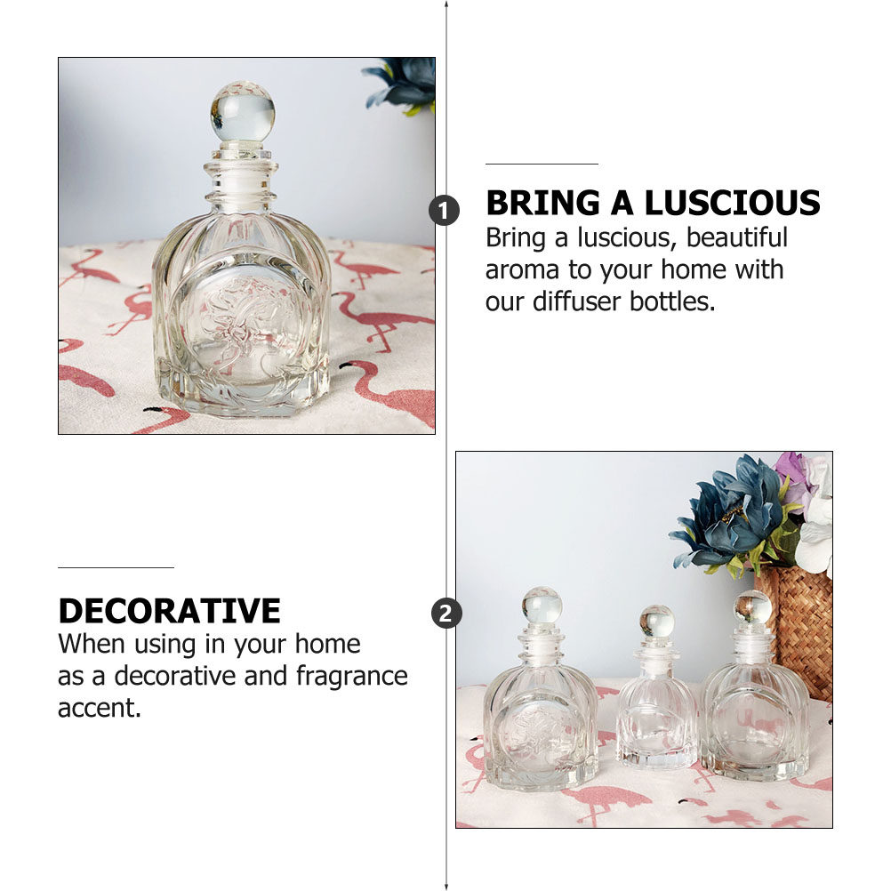 5 セットのフレグランスボトル透明フレンチスタイル香水ディフ - Home Fragrance And Diffuser のレビューと価格