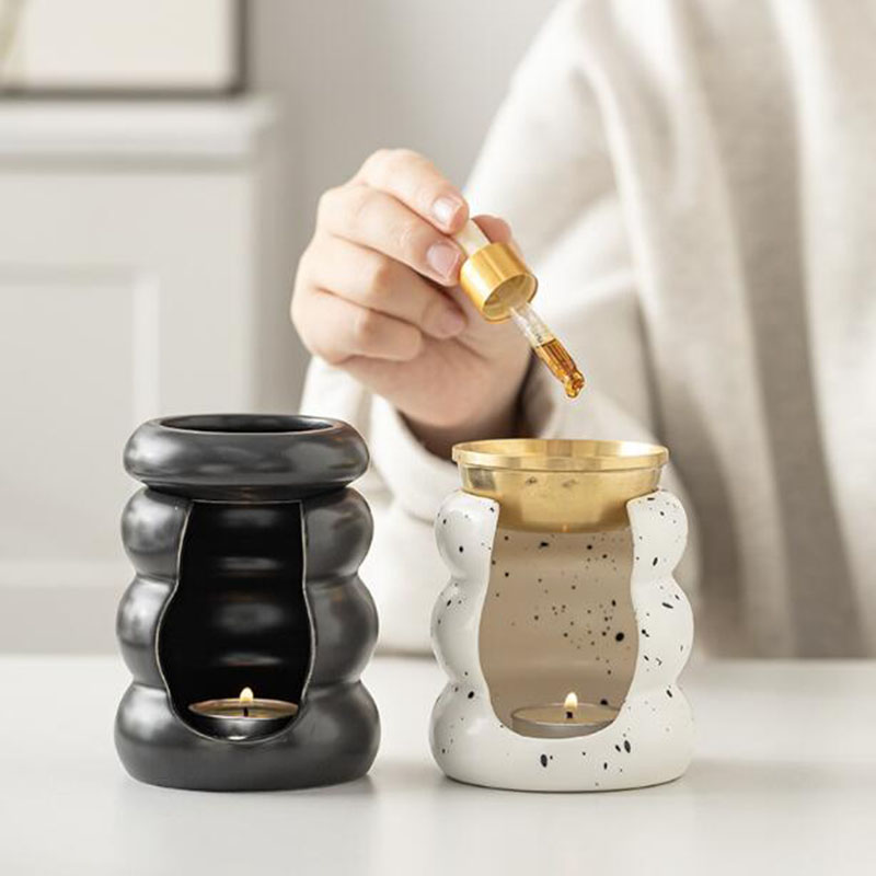 ファッションセラミックアロマセラピーバーナーエッセンシャルオ - Home Fragrance Oil Burner のレビューと価格
