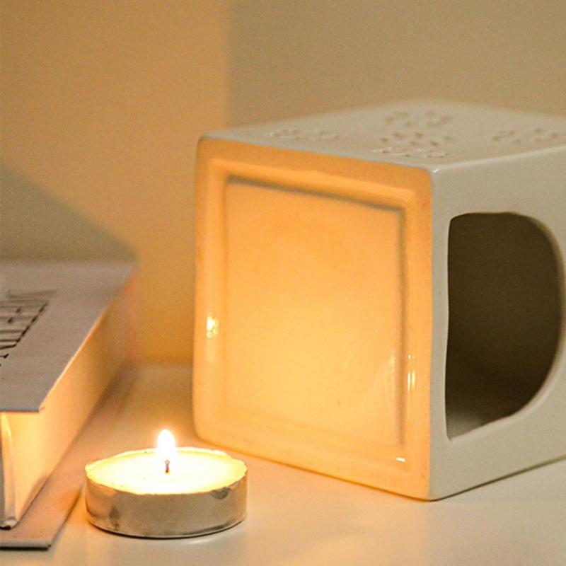 エッセンシャルオイルバーナーワックスメルトバーナーフレグラン - Home Fragrance Oil Burner のレビューと価格