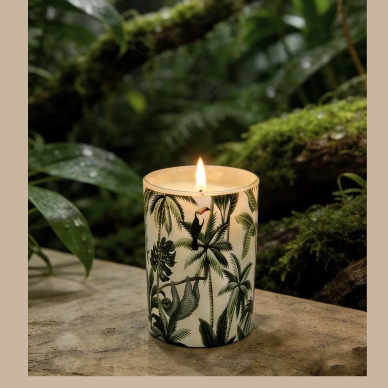 ガラス瓶入りソイワックス香り付きキャンドル 無煙アロマ ホー - Home Fragrance Jar のレビューと価格