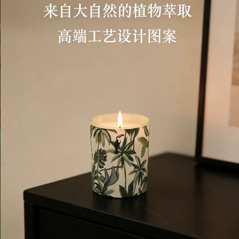 ガラス瓶入りソイワックス香り付きキャンドル 無煙アロマ ホー - Home Fragrance Jar のレビューと価格