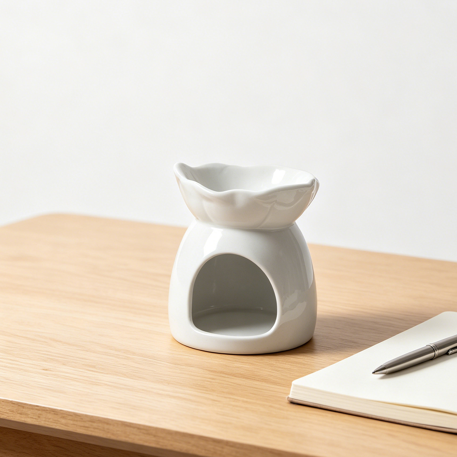 セラミックホルダー エレガントな葉型ティーライトオイルバーナ - Home Fragrance And Diffuser のレビューと価格