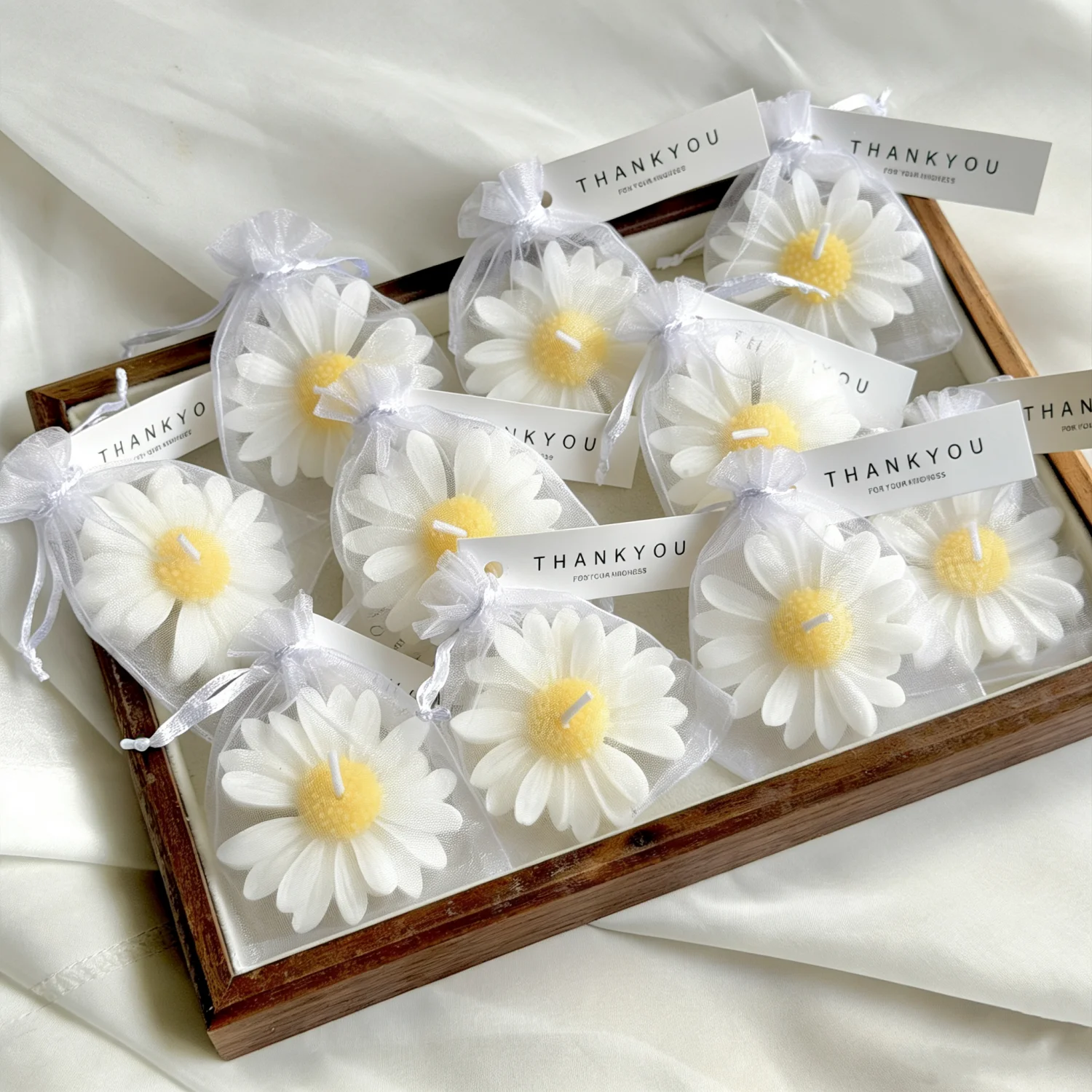 yes1pc/5pcs/10pcs デイジー型キャンドルセッ - Home Fragrance Set Gift のレビューと価格
