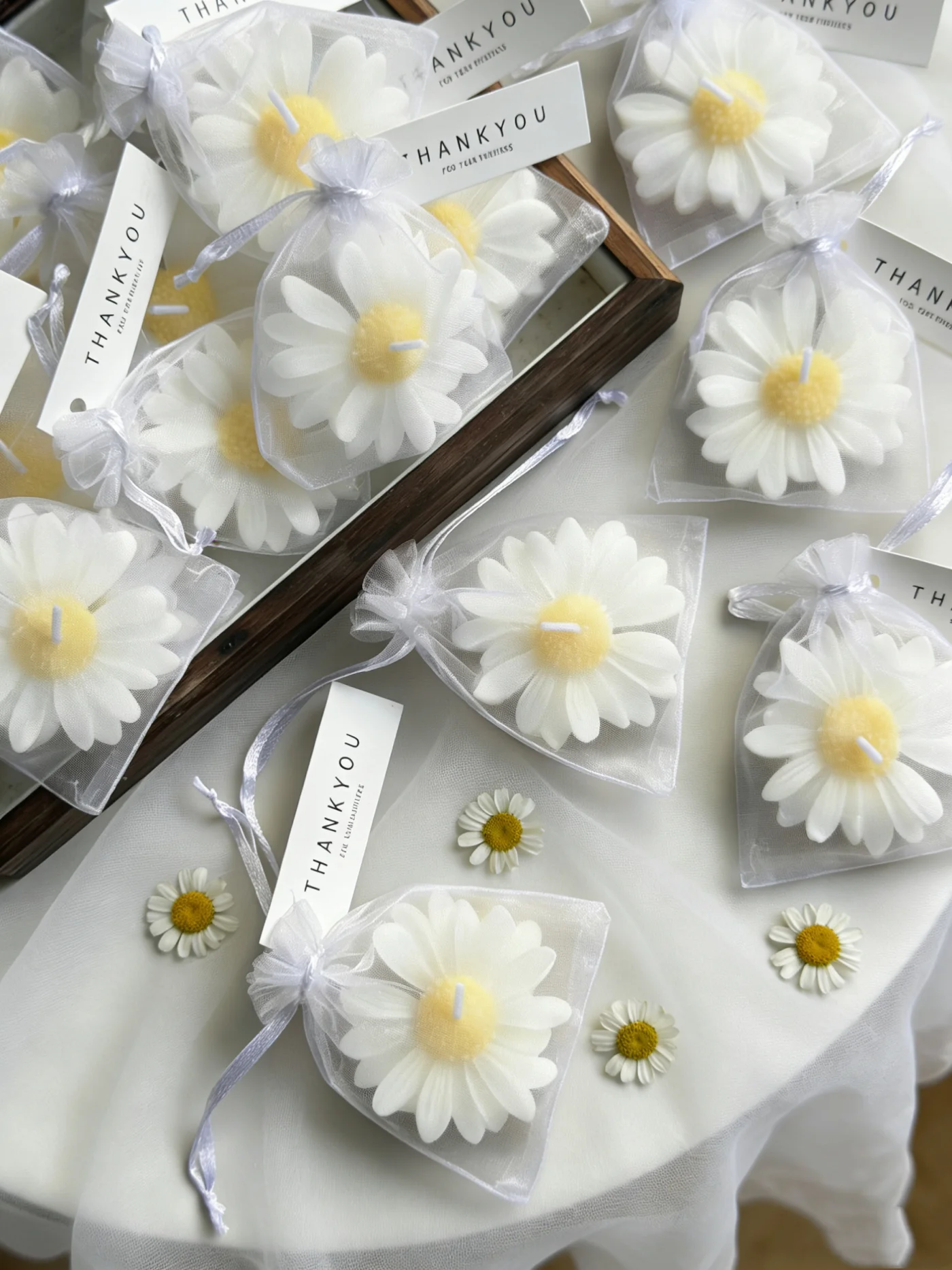 yes1pc/5pcs/10pcs デイジー型キャンドルセッ - Home Fragrance Set Gift のレビューと価格