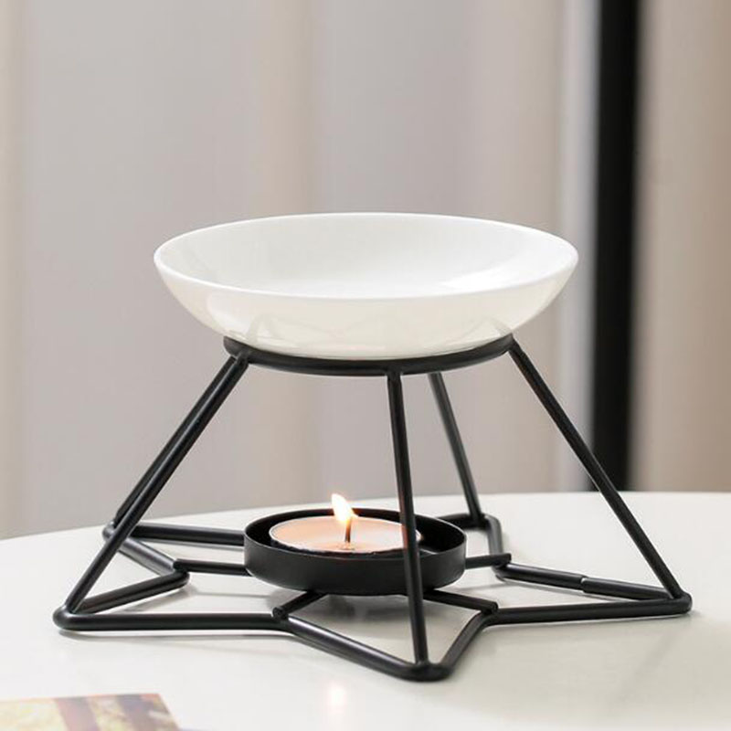 メタルスターラックセラミックボウルアロマセラピーバーナーエッ - Home Fragrance Oil Burner のレビューと価格