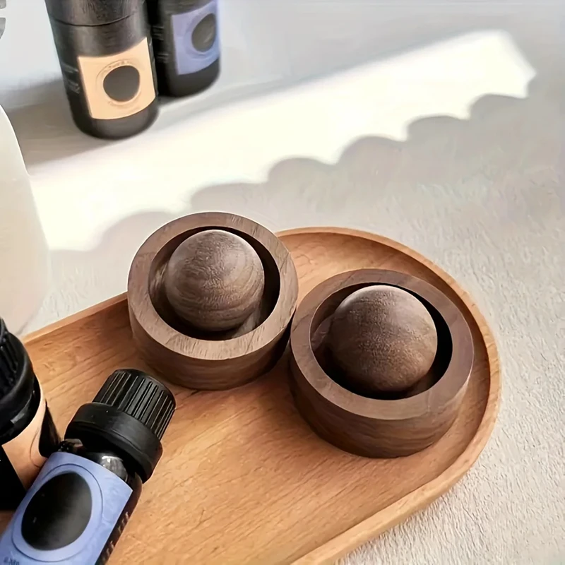 木製ボールエッセンシャルオイルディフューザーアロマ香りディフ - Home Fragrance Potpourri のレビューと価格