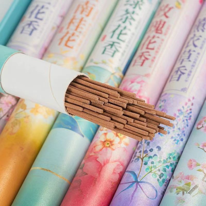 7種類の天然植物の花の香りスティックインセンスギフトボックス - Home Fragrance Set Gift のレビューと価格