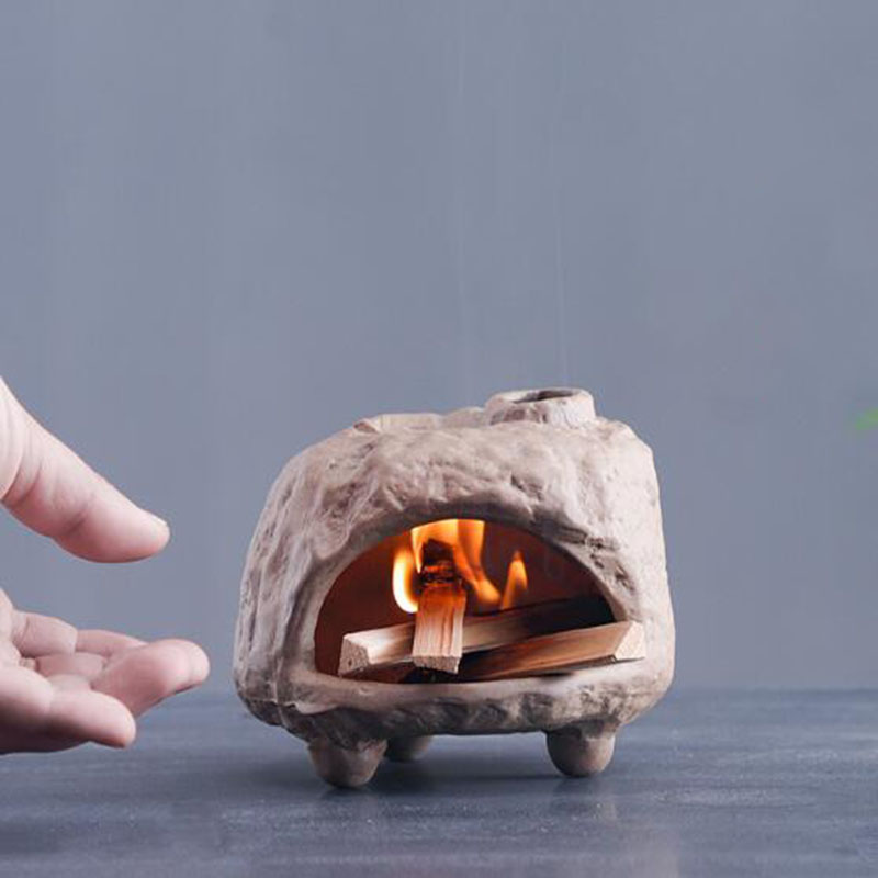 粗い陶器エッセンシャルオイルバーナーパウサントアロマセラピー - Home Fragrance Oil Burner のレビューと価格