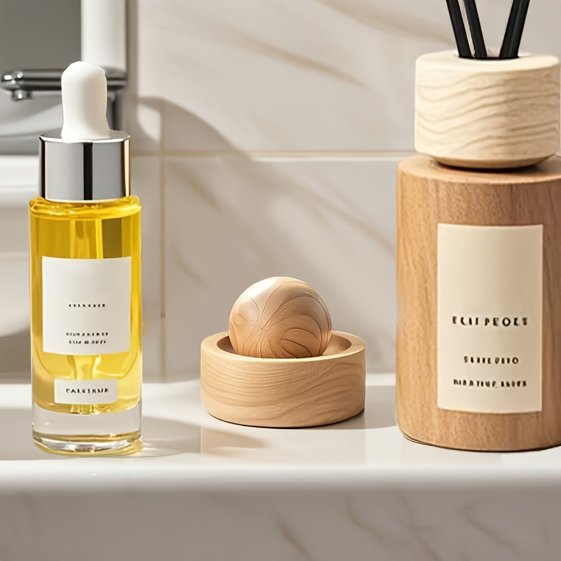 車＆家庭用エッセンシャルオイルディフューザー - 木製ミニキ - Home Fragrance Potpourri のレビューと価格
