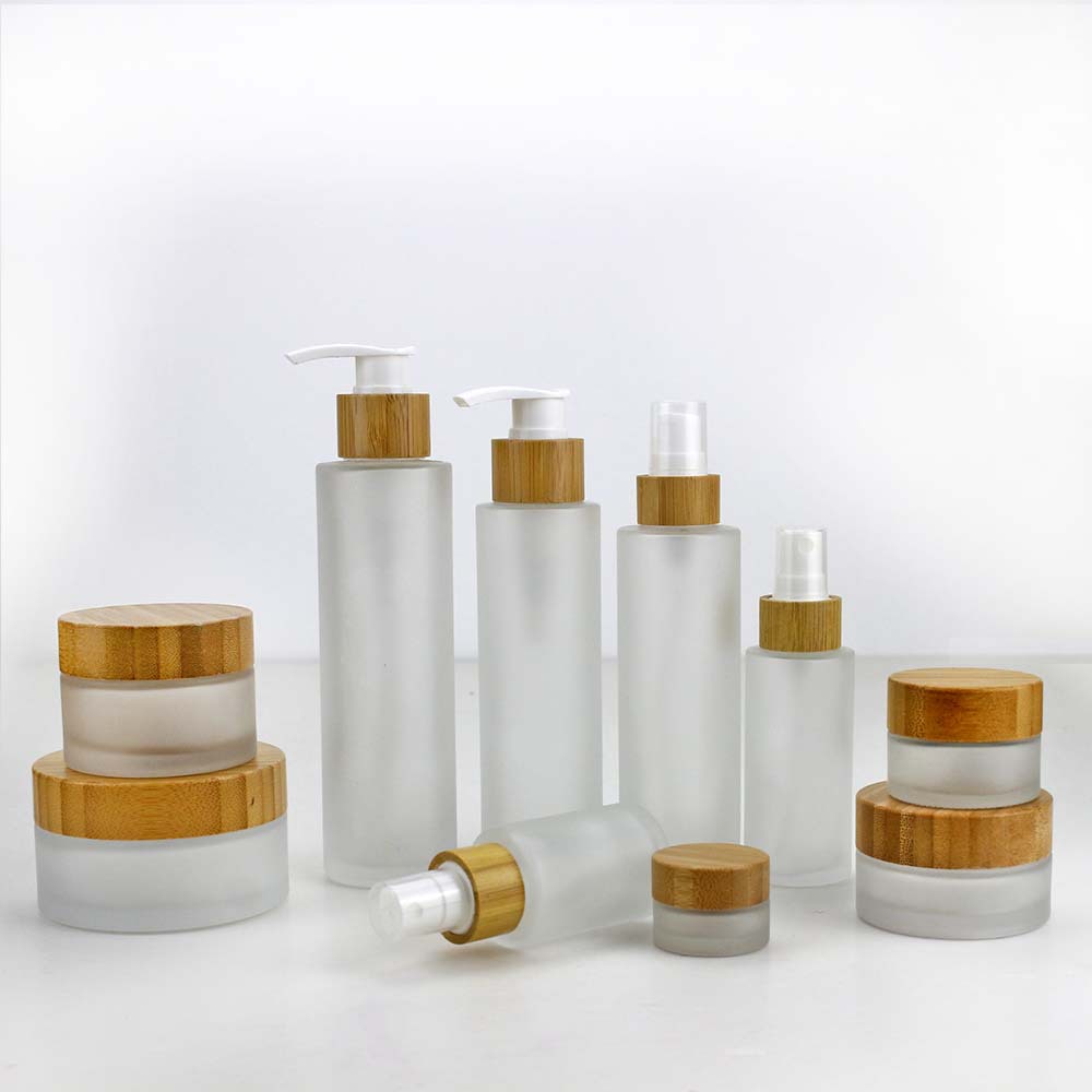 天然竹香水瓶すりガラス空のクリームローション瓶 30 ミリリ - Home Fragrance Jar のレビューと価格