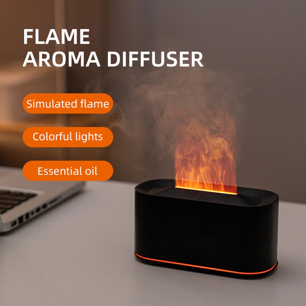 エッセンシャルオイルディフューザー、炎のカラフルな水蒸気火炎 - Home Fragrance And Diffuser のレビューと価格