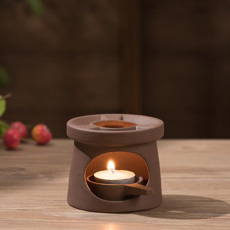 粗い陶器エッセンシャルオイル炉茶ストーブアロマセラピーバーナ - Home Fragrance Oil Burner のレビューと価格